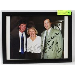 DUAL SIGNED PHOTO BY: LOIS HOLE & KEVIN LOWE