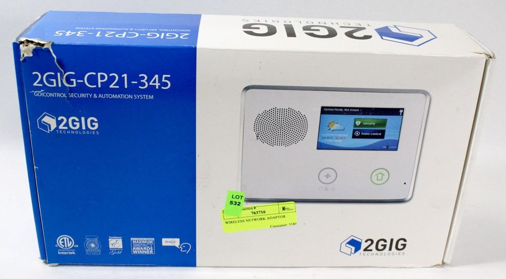 GC2 2GIG-CD-21-345 SECURITY & CONTROL PANEL.