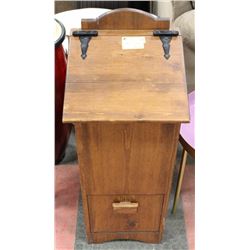 DARK PINE POTATO BIN