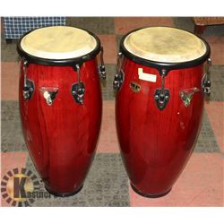 PAIR OF MANO PERCUSSION CONGAS.