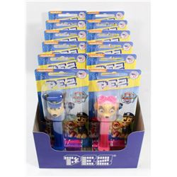 CASE OF 12 PAW PATROL PEZ DISPENSERS