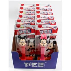CASE OF 12 DISNEY MICKEY MOUSE PEZ DISPENSERS