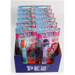 CASE OF 12 MY LITTLE PONY PEZ DISPENSERS