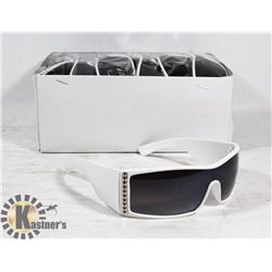 BOX OF WHITE DESIGNER SUNGLASSES