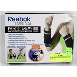 REEBOK TONING PERFECT-FIT ARM WEIGHTS