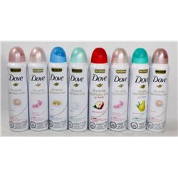 BAG OF DOVE DRY SPRAY DEODORANT - ON CHOICE