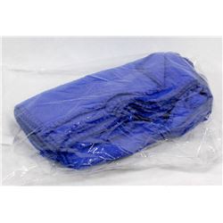 PACK OF 10 NEW BLUE MICROFIBER RAGS