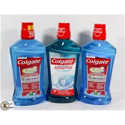 BAG OF ASSORTED COLGATE MOUTHWASH