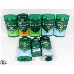 BAG OF ASSORTED MITCHUM DEODORANT - ON CHOICE