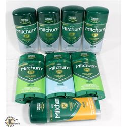 BAG OF ASSORTED MITCHUM DEODORANT - ON CHOICE