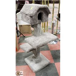 2 TONED 3 TIER CAT  CONDO WITH HOUSE 53" H