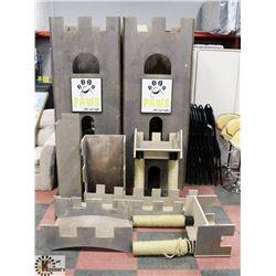 BAILIFF SEIZURE LARGE 7PC CAT CASTLE,