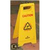 Image 1 : "CAUTION" BRIGHTON PROFESSIONAL FLOOR SIGN.