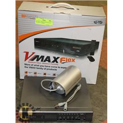 LOT OF 2 V-MAX FLEX DVR & ONE SECURITY CAMERA.
