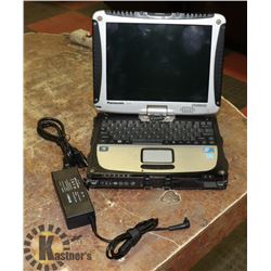PANASONIC TOUGHBOOK LAPTOP WITH POWER/BATTERY