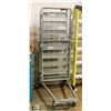 Image 1 : BOX CART STEEL ON CASTORS.