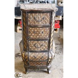 UNCLAIMED WICKER END TABLE