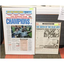 PICTURE OF THE TORONTO BLUE JAYS CHAMPIONS