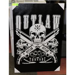 OUTLAW THREADZ ART ON CANVAS