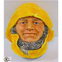 VINTAGE CHALKWARE HEAD "HELMSMAN" LEGEND