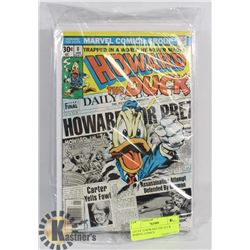 LOT OF 10 HOWARD THE DUCK MARVEL COMICS.