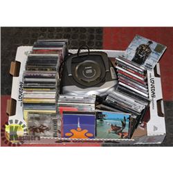 LOT OF OVER 50 CDS COMPLETE WITH CURTIS PORTABLE
