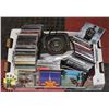 Image 1 : LOT OF OVER 50 CDS COMPLETE WITH CURTIS PORTABLE