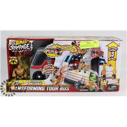 TRANSFORMERS TOUR BUS RUMBLERS RING WORLD OF