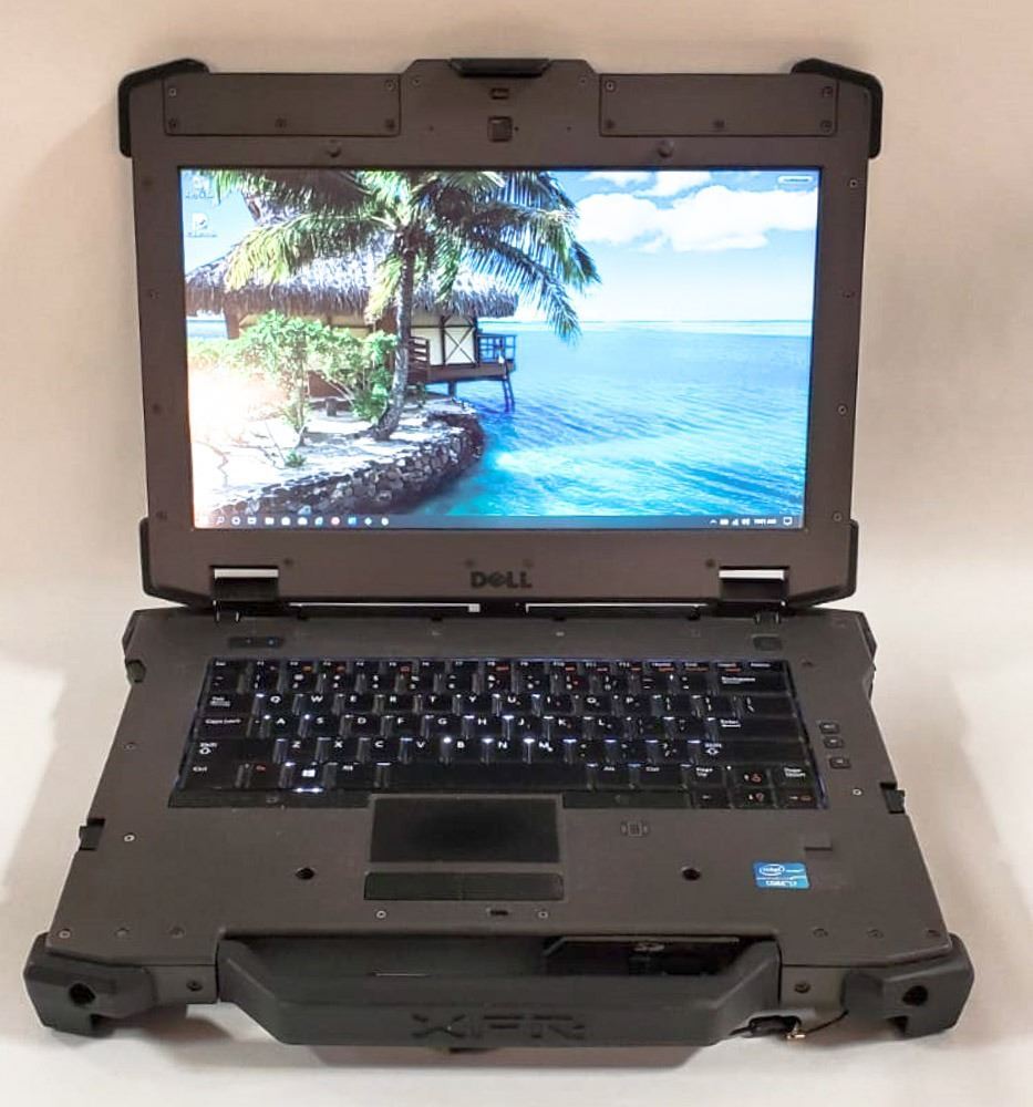 DELL RUGGED XFR iNTEL i7 LAPTOP/256GB SSD/8GB RAM