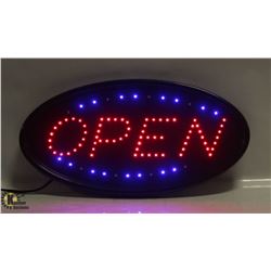 NEW-IN BOX LED "OPEN" SIGN
