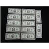 Image 1 : (11)Consecutive $2 Bills. I non-consecutive, (12) Total