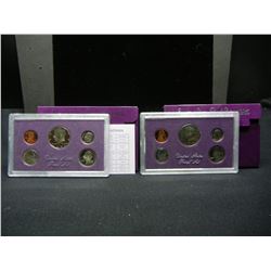 1985, 1987 Proof sets