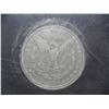 Image 3 : 1880 Morgan Dollar. Fancy women on package Collection Card