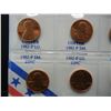 Image 2 : (7) types of 1982 Lincoln Cents