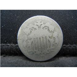 1882 Key date Shield nickel
