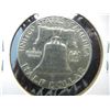 Image 2 : 1958 HYPERGRADE Franklin Half. No Mint mark