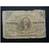 Image 1 : 1863 US Fractional 3 cent note
