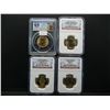 Image 1 : 4 Slabbed Dollars