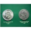 Image 2 : 1976 40% and Clad Ike Dollars With Postage