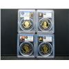 Image 1 : 4 PROOF Pres Dollars. WASHINGTON!!!