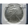 Image 2 : 2019 Silver American Eagle.  NGC MS 70.