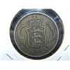 Image 2 : 1876 Denmark 1 Krone.  VF+.