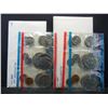 Image 1 : 1977 & 1978 United States 12 Coin Mint Sets With Original Gov't Packaging.