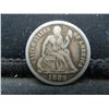 Image 1 : 1889 Seated Liberty Dime, Full LIBERTY.
