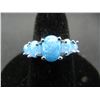 Image 1 : WOMAN'S BLUE FIRE OPAL RING (SIZE 7), FASHION JEWELRY, NEW/GREAT GIFT!