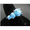Image 2 : WOMAN'S BLUE FIRE OPAL RING (SIZE 7), FASHION JEWELRY, NEW/GREAT GIFT!