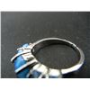 Image 4 : WOMAN'S BLUE FIRE OPAL RING (SIZE 7), FASHION JEWELRY, NEW/GREAT GIFT!