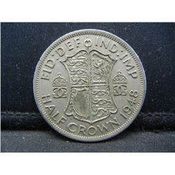 1946 SILVER GREAT BRITAIN HALF CROWN