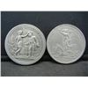 Image 1 : (2-PEWTER) ICONIC TOKENS (DANIELI MORGAN DUCI EXERCITUS (COWPENS) & NATHANIELI GREEN ECREGIO/AMERICA