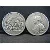 Image 2 : (2-PEWTER) ICONIC TOKENS (DANIELI MORGAN DUCI EXERCITUS (COWPENS) & NATHANIELI GREEN ECREGIO/AMERICA